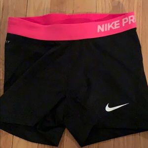 Black Nike Pro Dri-Fit spandex shorts🏃🏽‍♀️